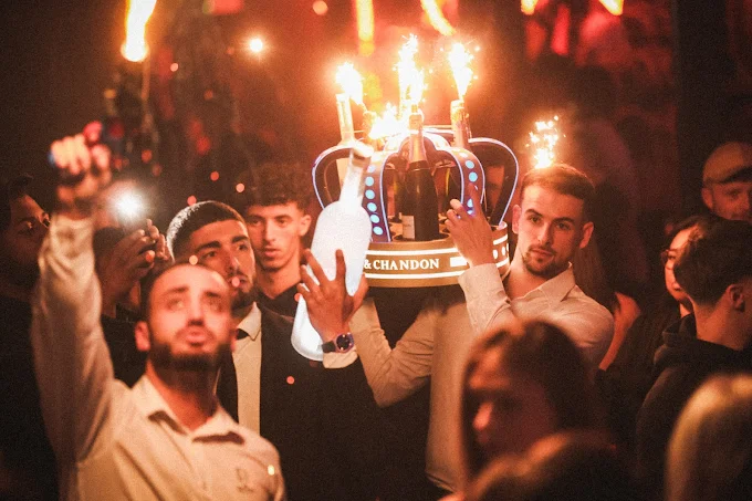 Crown bottle parade